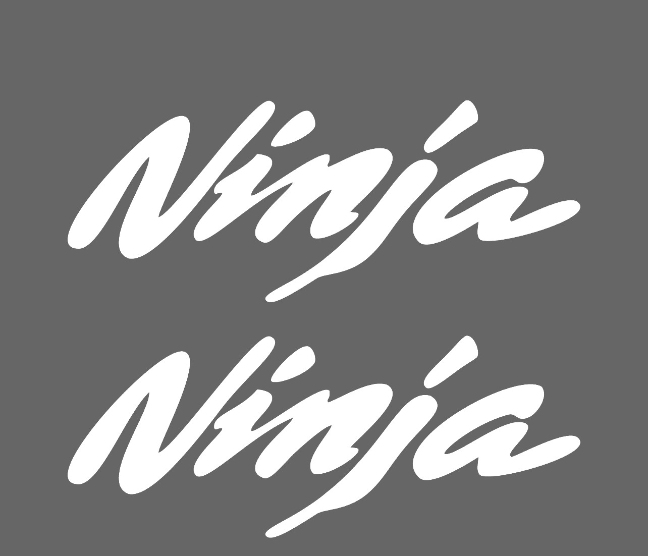 (2) Decal for Kawasaki Ninja Motorcycle Sport Bike Fairing Vinyl Sticker Graphic