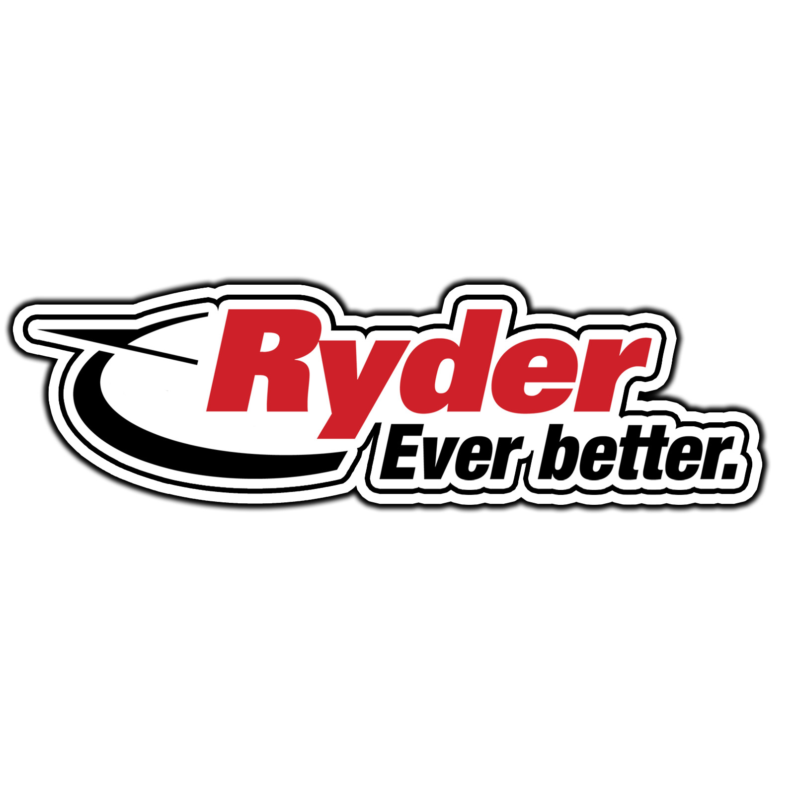 Ryder Ever Better Logo #1 Sticker Waterproof Vinyl Decal Die-Cut Car Laptop