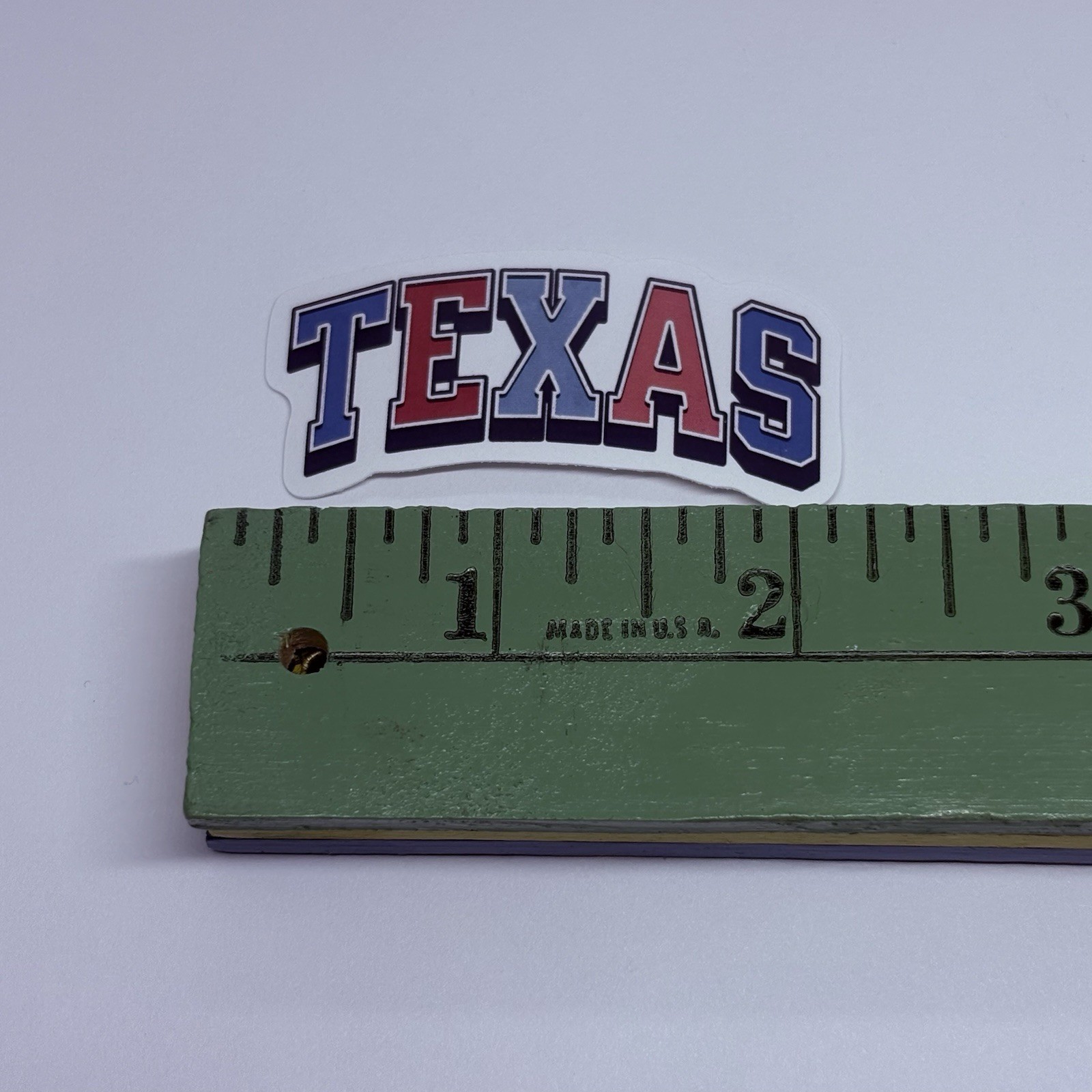 Texas State Sticker Vibrant Art Decal Vinyl USA Travel Souvenirs Journal Tc9