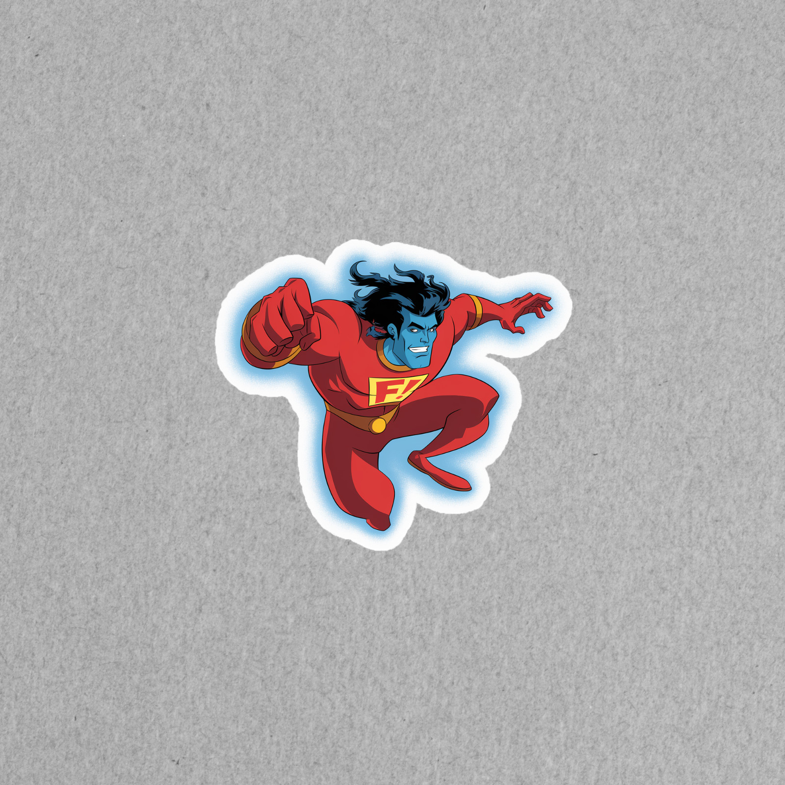 Freakazoid Superhero Cartoon Sticker – Retro 90s Animated Comedy Series #5553