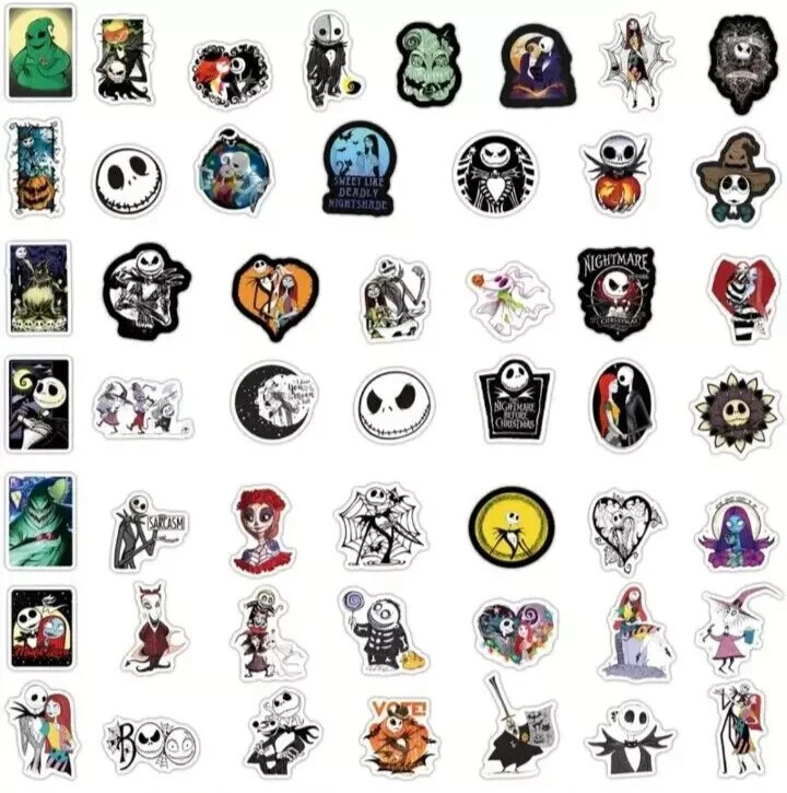 Nightmare Before Christmas Stickers Mystery Pack Random Sticker Lot of 10 Pc