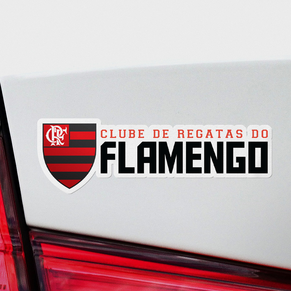 4 Pack – Flamengo Brazil Vinyl Sticker Decal Adesivo Rubro Negro Rio Regatas