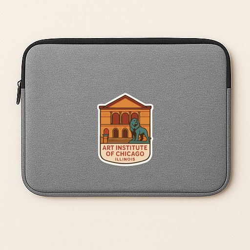 Art Institute of Chicago Illinois Iron On Heat Transfer Vinyl HTV Symbolic