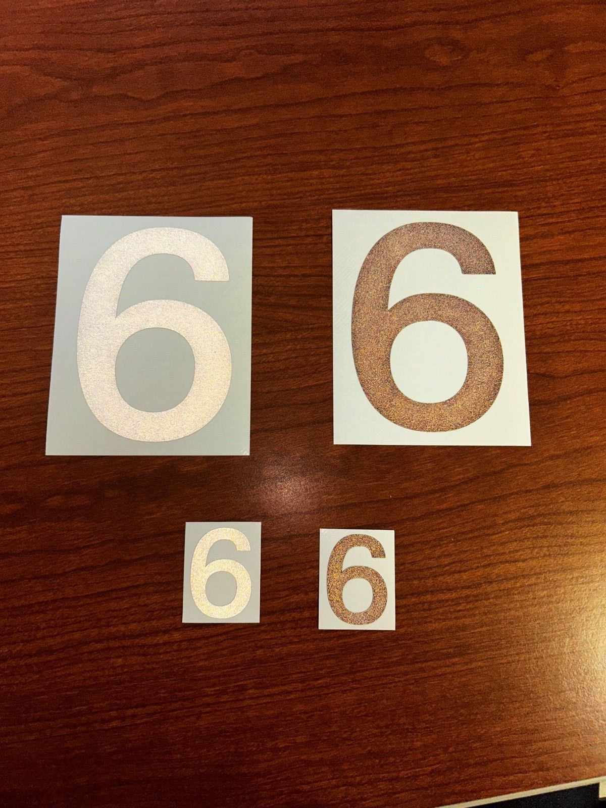 3M Reflective Numbers – 1.5" and 4" Sizes – Black and White Variations