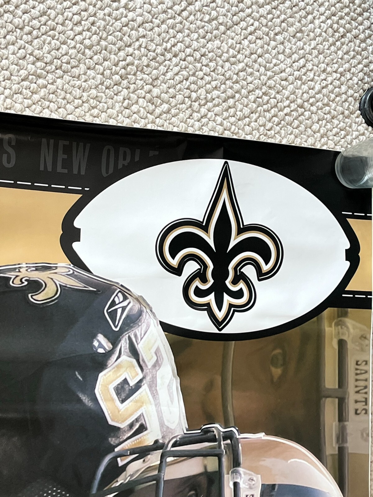NFL Reggie Bush New Orleans Saints Fathead Wall Decal Decoration NEW, Never Used