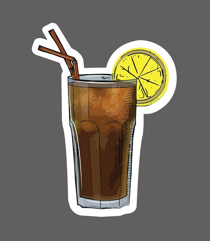 Sweet Tea Sticker Fresh Lemon Waterproof
