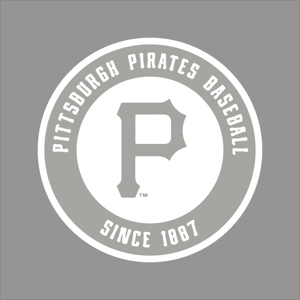 Pittsburgh Pirates #12 MLB Team Logo 1 Color Vinyl Decal Sticker Car Window Wall