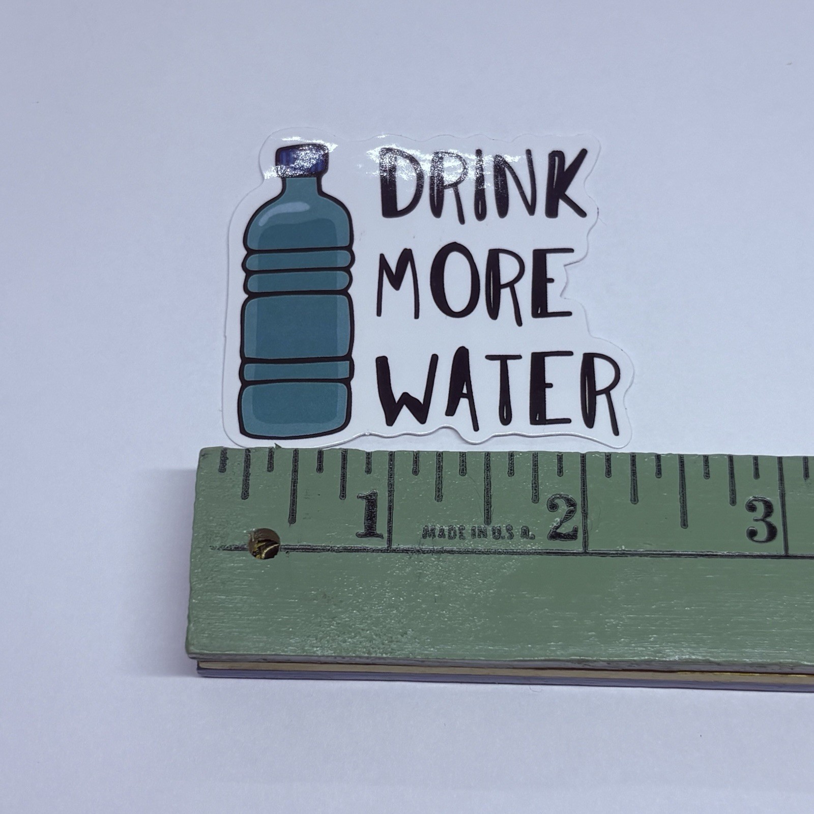 “Drink More Water” Health Sticker Nature Hike Travel Decal Vinyl Art Decor Tc9