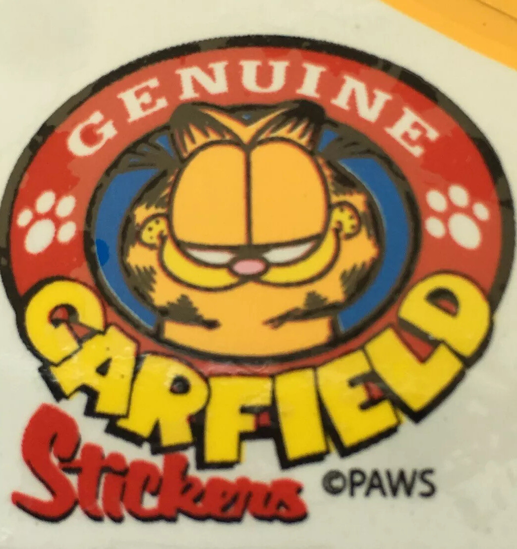 Garfield Funny Cat Sticker Party Animal Funny New Years Eve Punch Bowl 6×3.5"