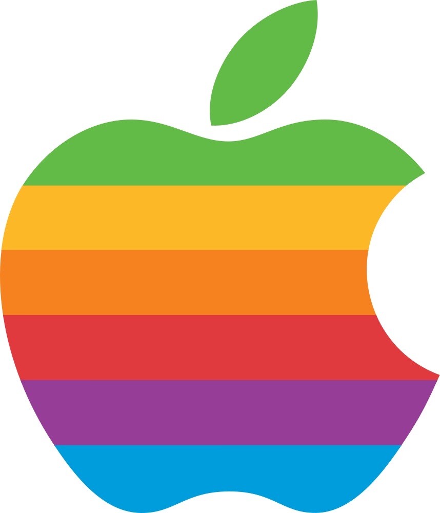 Apple Computers Logo Die Cut Laminated Vinyl Sticker/Decal – Macintosh