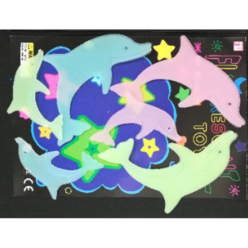 Luminous Cartoon Butterfly Stars Wall Stickers for Kids Room Bedroom Decor Glow