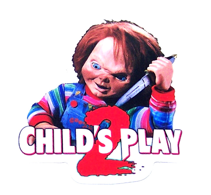 Child's Play 2 – Cut Sticker Decal Movie Horror Chucky Doll Film