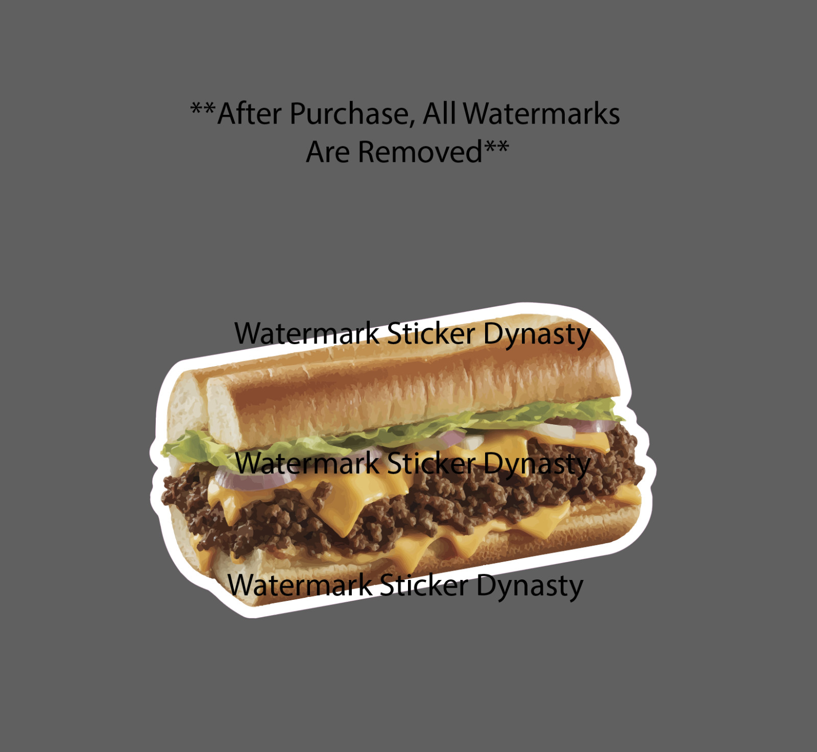 Chopped Cheese Sticker Waterproof Decal Food Dinner Lunch Gift NEW