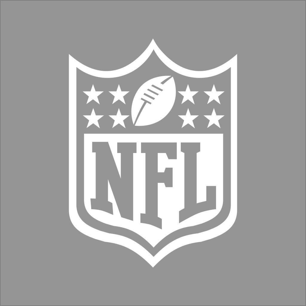 NFL Logo 1 Color Vinyl Decal Sticker Car Window Wall