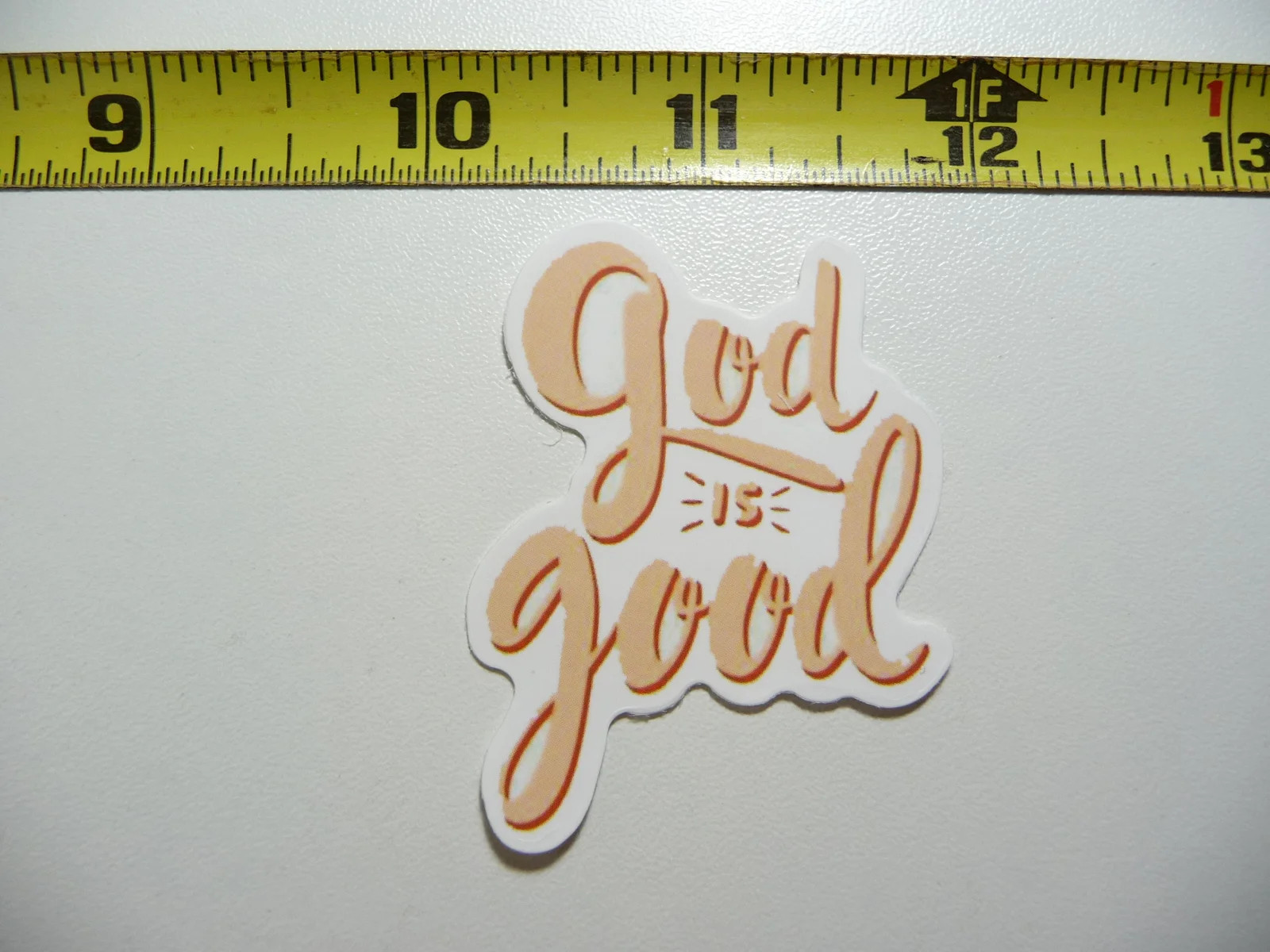 RELIGIOUS GOD IS GOOD SMALL STICKER DECAL CHURCH RELIGION FAITH CHRISTIAN