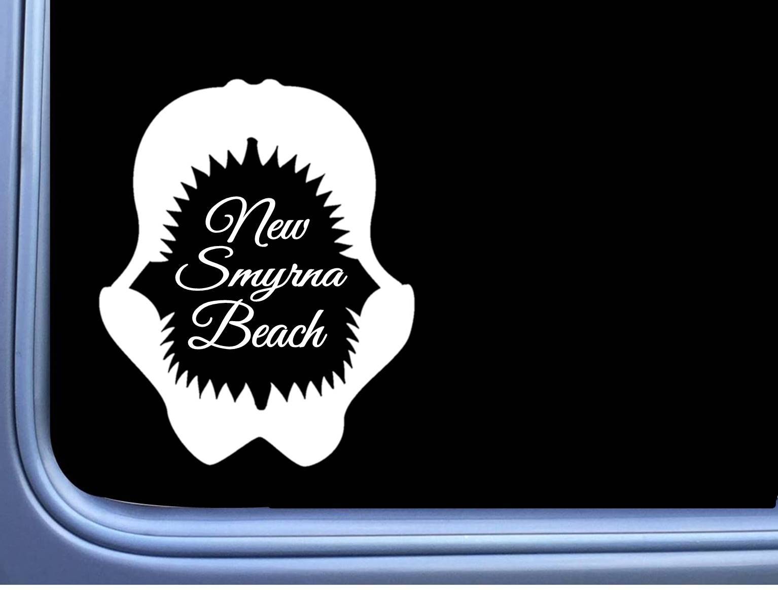 New Smyrna Beach Shark Bite L360 6 inch Decal Sticker