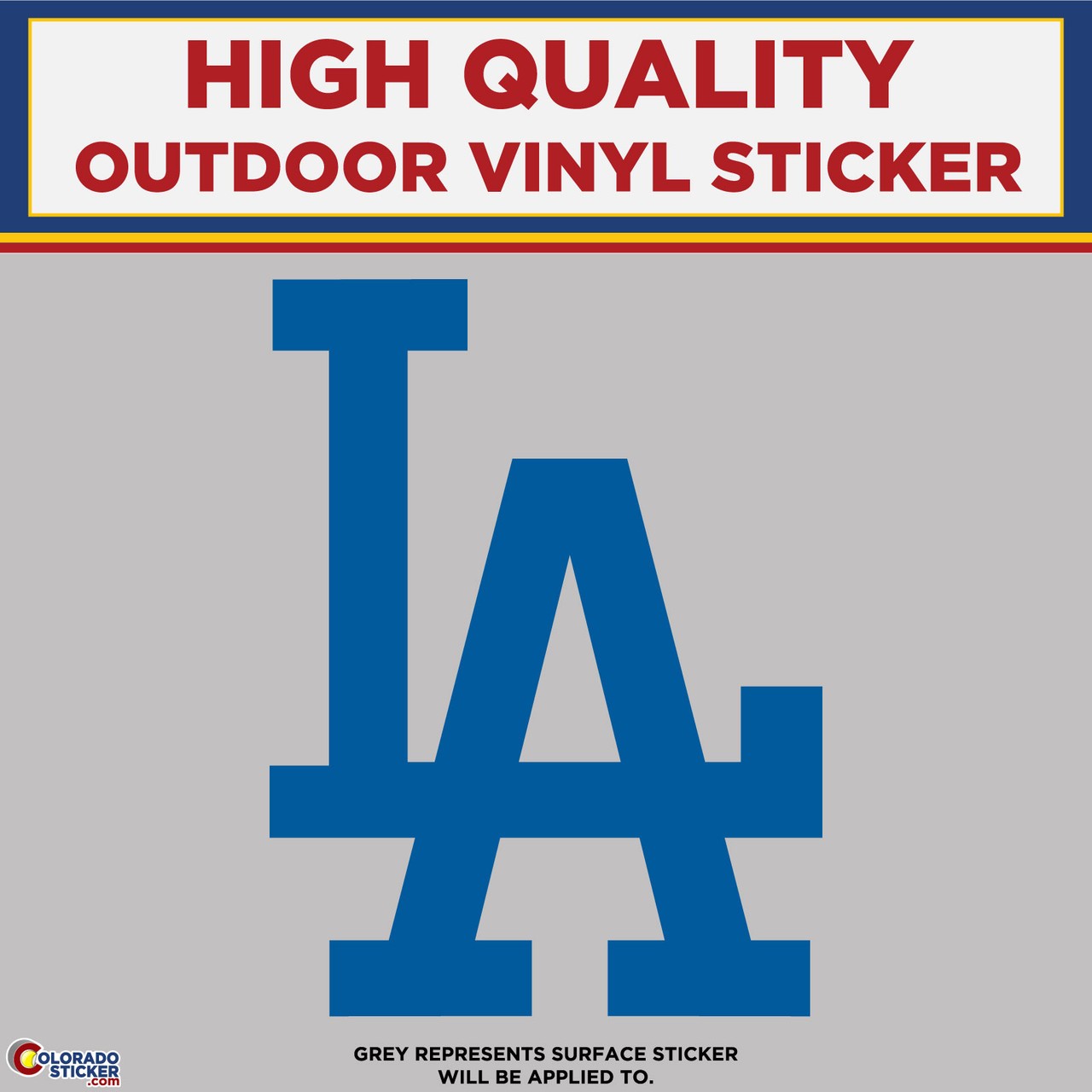 LA Die Cut , High Quality Vinyl Sticker Decal