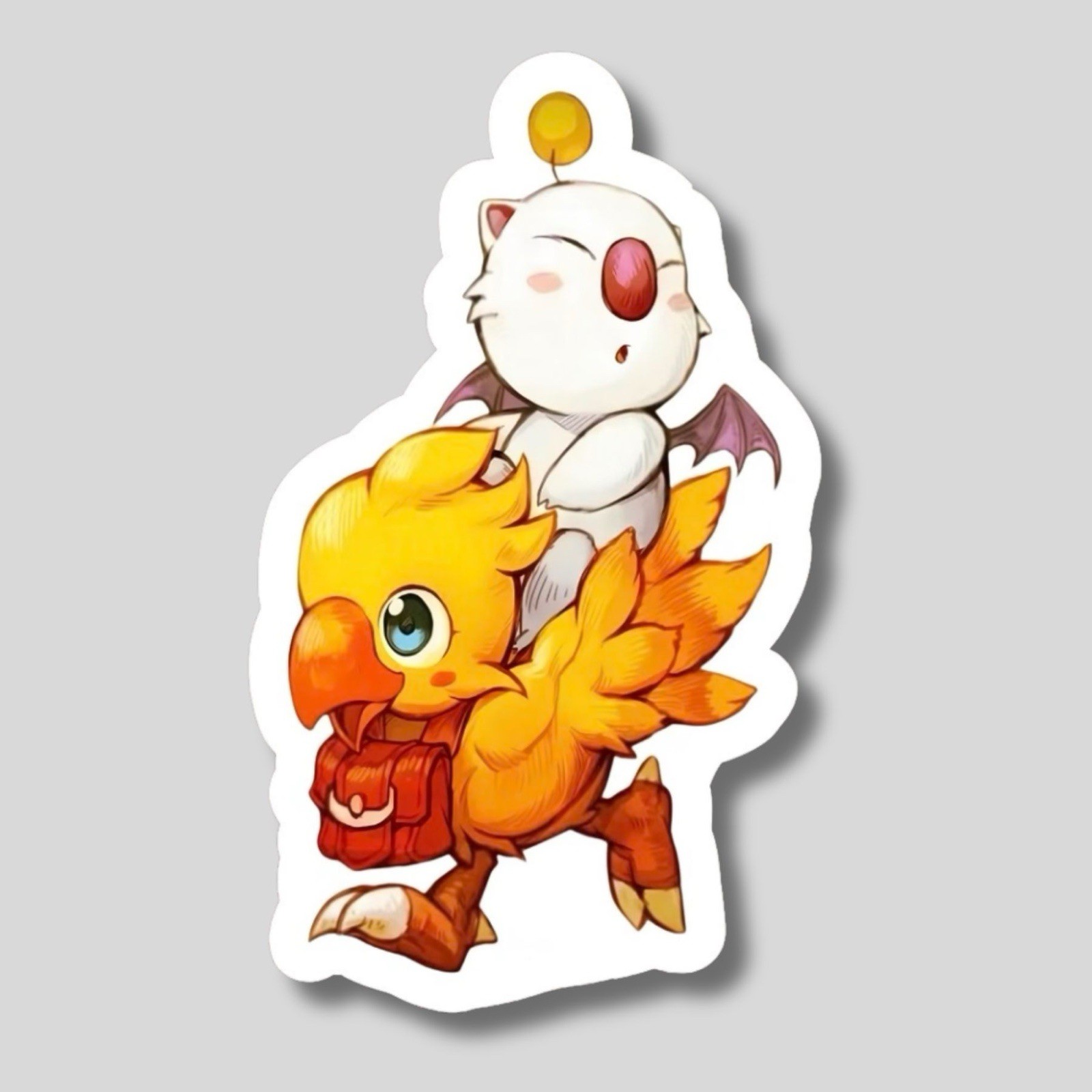 Chocobo, Moogle, Mog, Final Fantasy 7, FF7, FFVII, Glossy Vinyl sticker, Decal