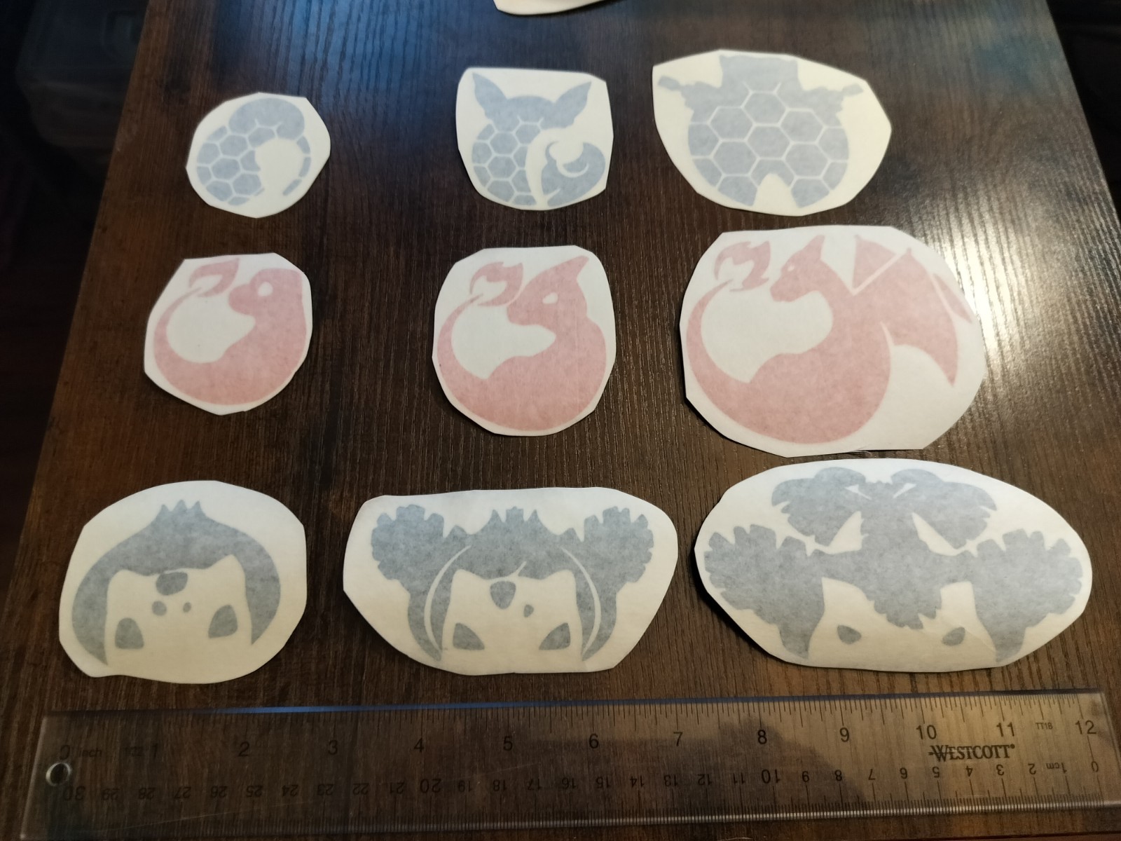 Pokemon Starter Evolutions Sticker Pack. 9 Stickers + Bonus Stickers