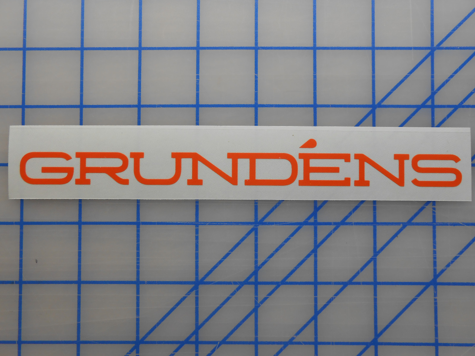 Grundens Decal Sticker 7.5" 11" 18" 23.5" Bibs Jacket Foul Weather Rain Pants