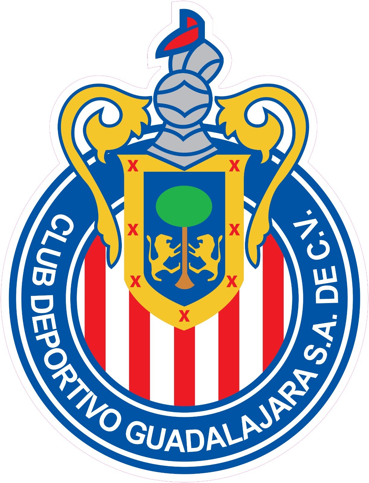 Chivas de Guadalajara Soccer Vinyl Decal Sticker Car Truck Bumper Laptop Mug