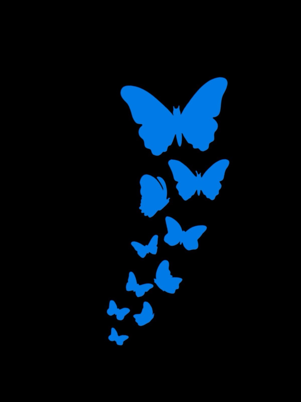 Butterfly's Decal for car Windows Laptops most Smooth Surfaces