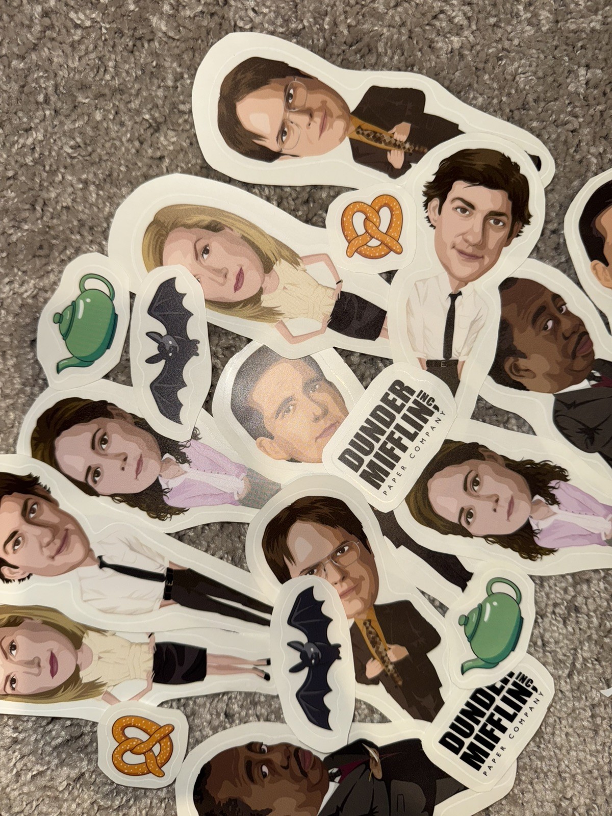 THE OFFICE – 40 Decal Stickers NEW – Vinyl Great for Laptops Walls Books Decor