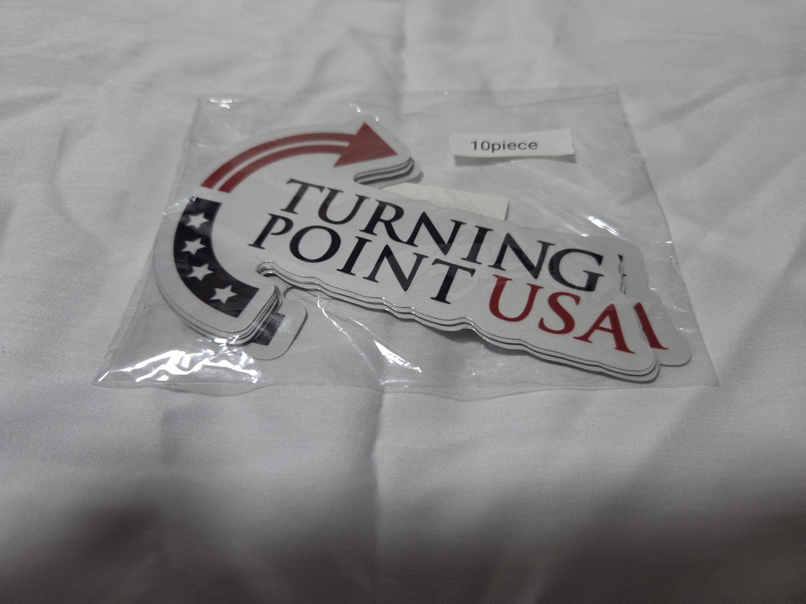10pc Turning Point USA – Sticker Graphic – Auto, Wall, Laptop, Cell, Tumblers