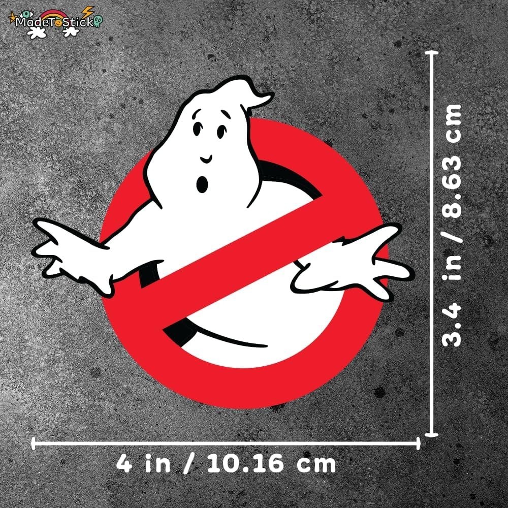Ghostbusters Movie Cartoon Vinyl Sticker MacBook Water Bottle Car Decal 4"x3.4"