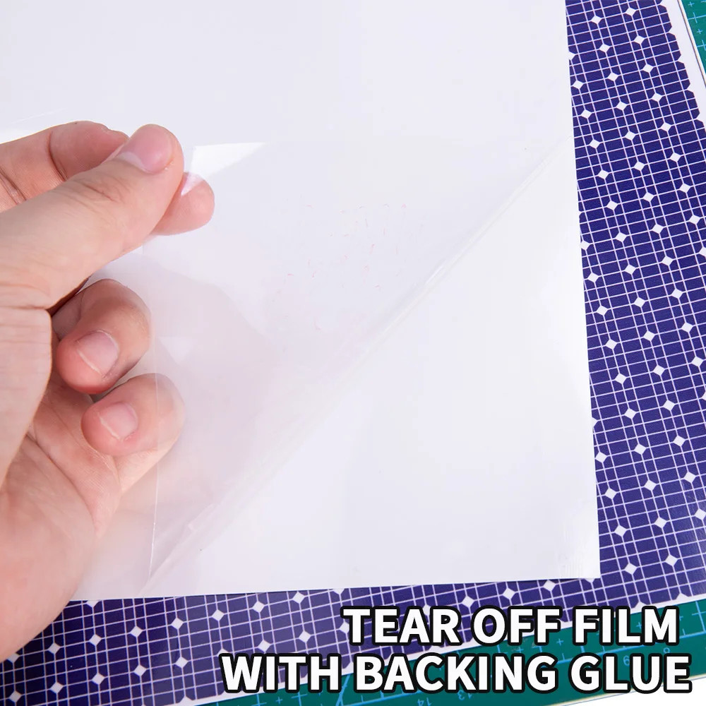 5pcs A4 Size Blue Photovoltaic Board Simulation Stickers diy Modeling Blue Solar