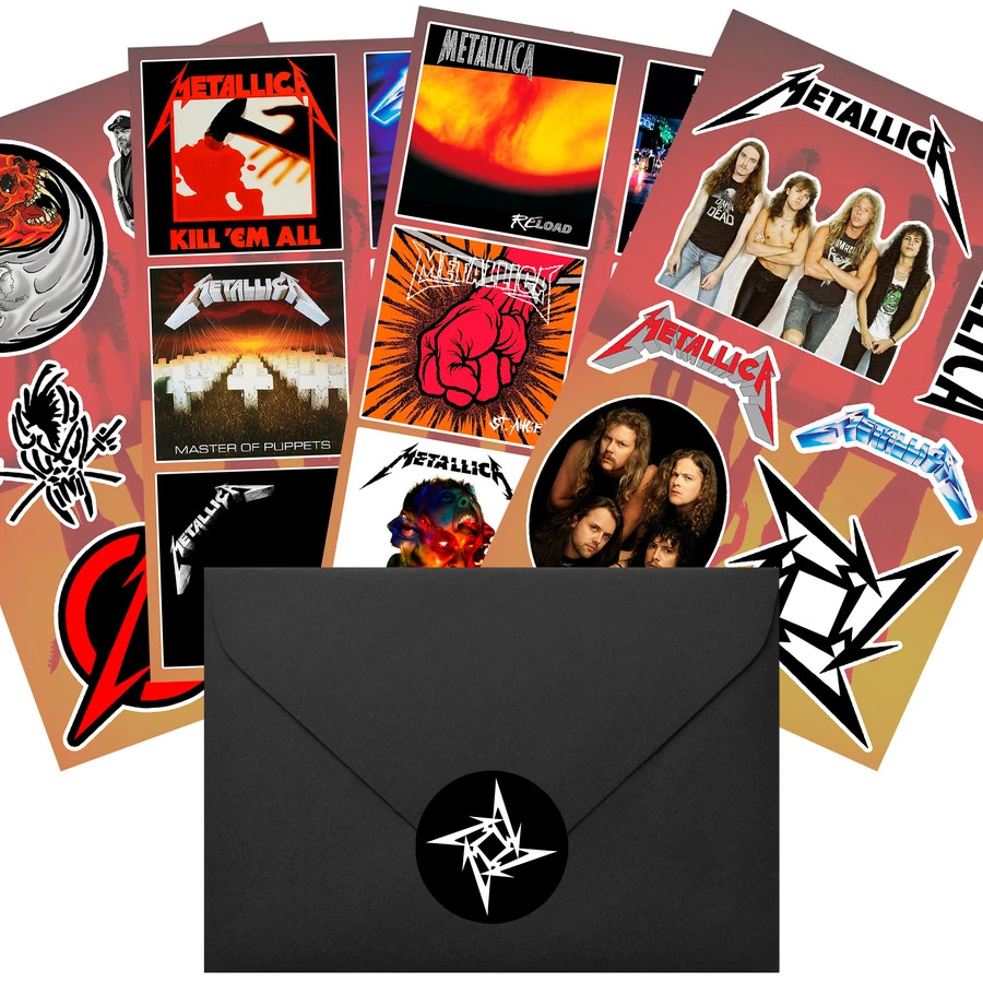 Metallica Sticker Pack Master of Puppets Kill Em All And Justice For All Reload