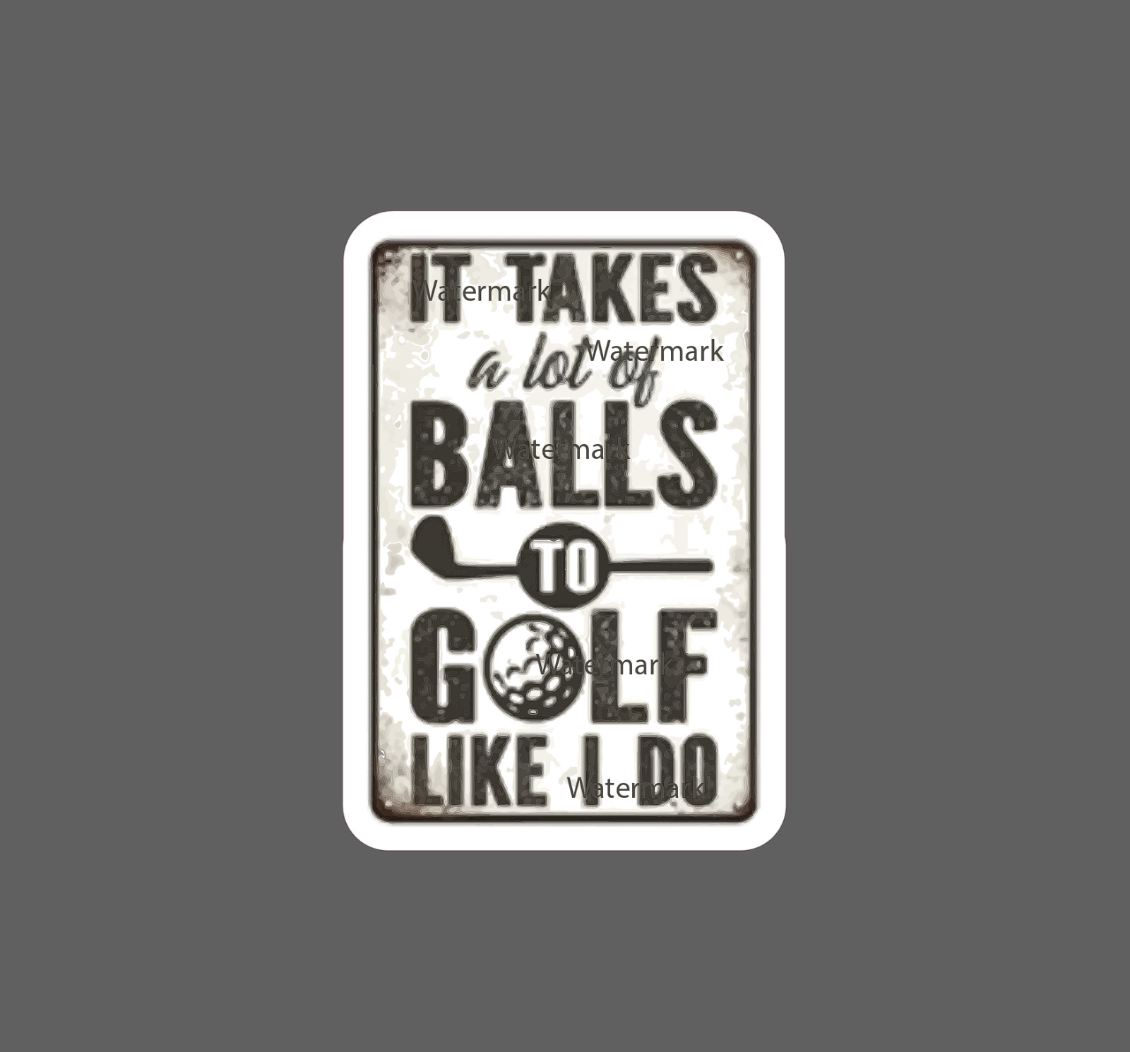 Golf Balls Sticker Practice Humor Funny – Buy Any 4 For $1.75 EACH Storewide!