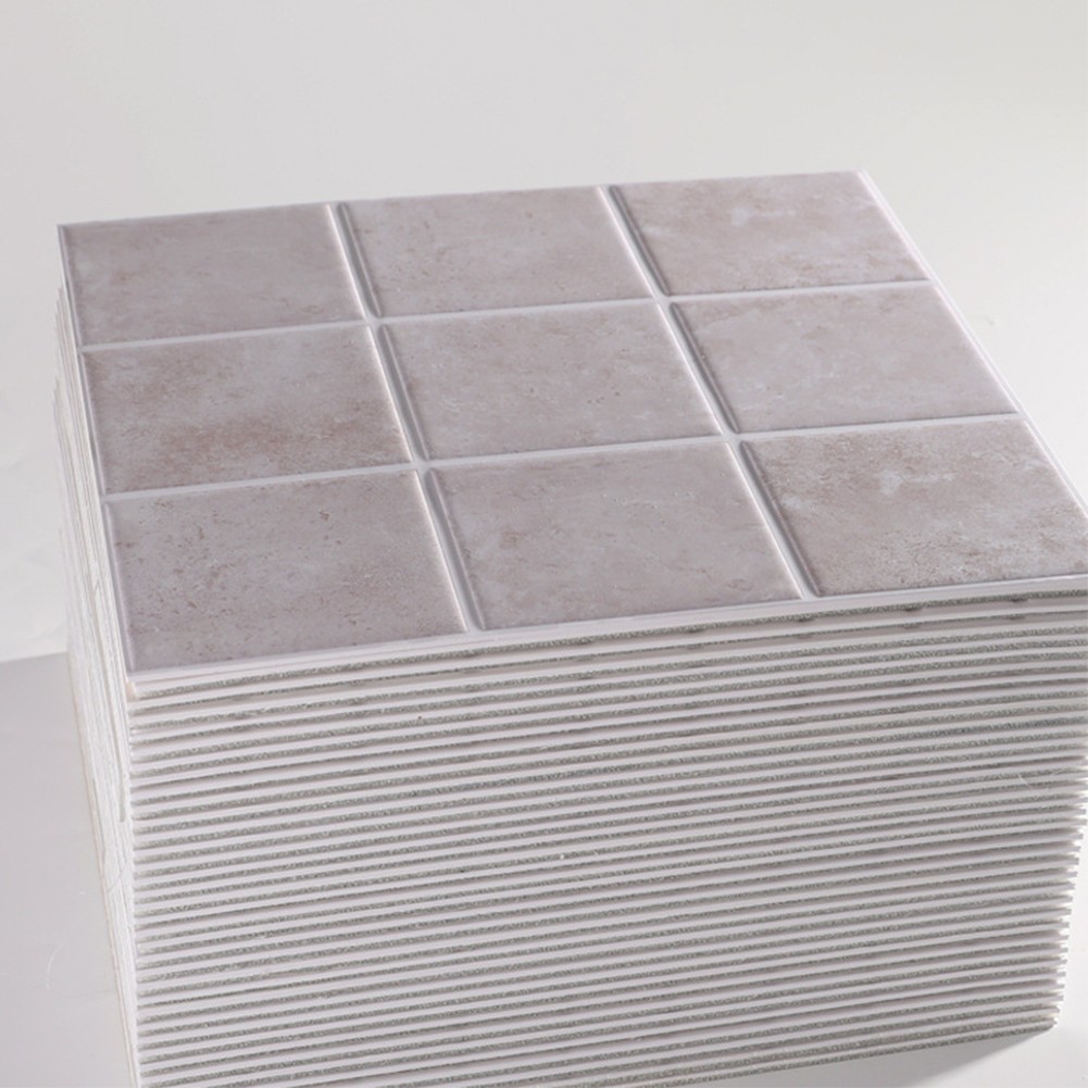 6-36Tiles Peel & Stick Brick Kitchen Backsplash Self-Adhesive Wall Tile Stick