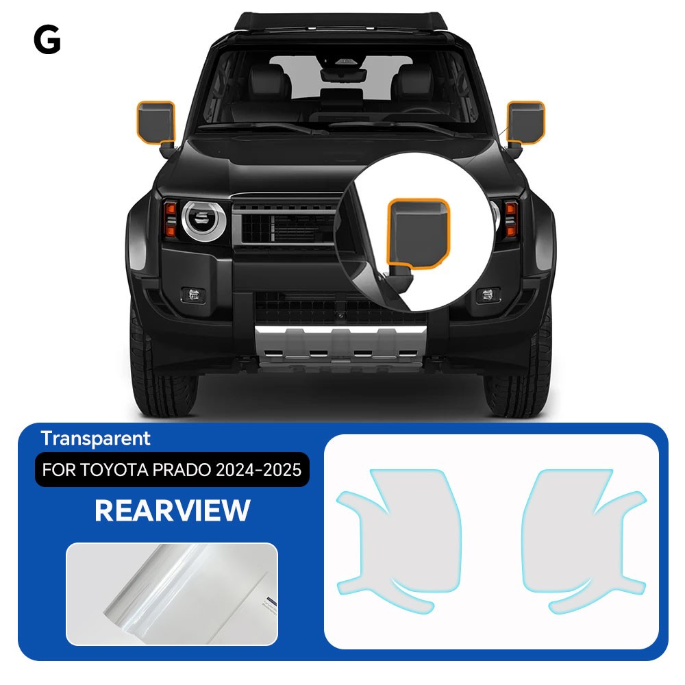 Toyota Land Cruiser LC250 Prado 2024-UP Full Car Precut Paint Protection Film