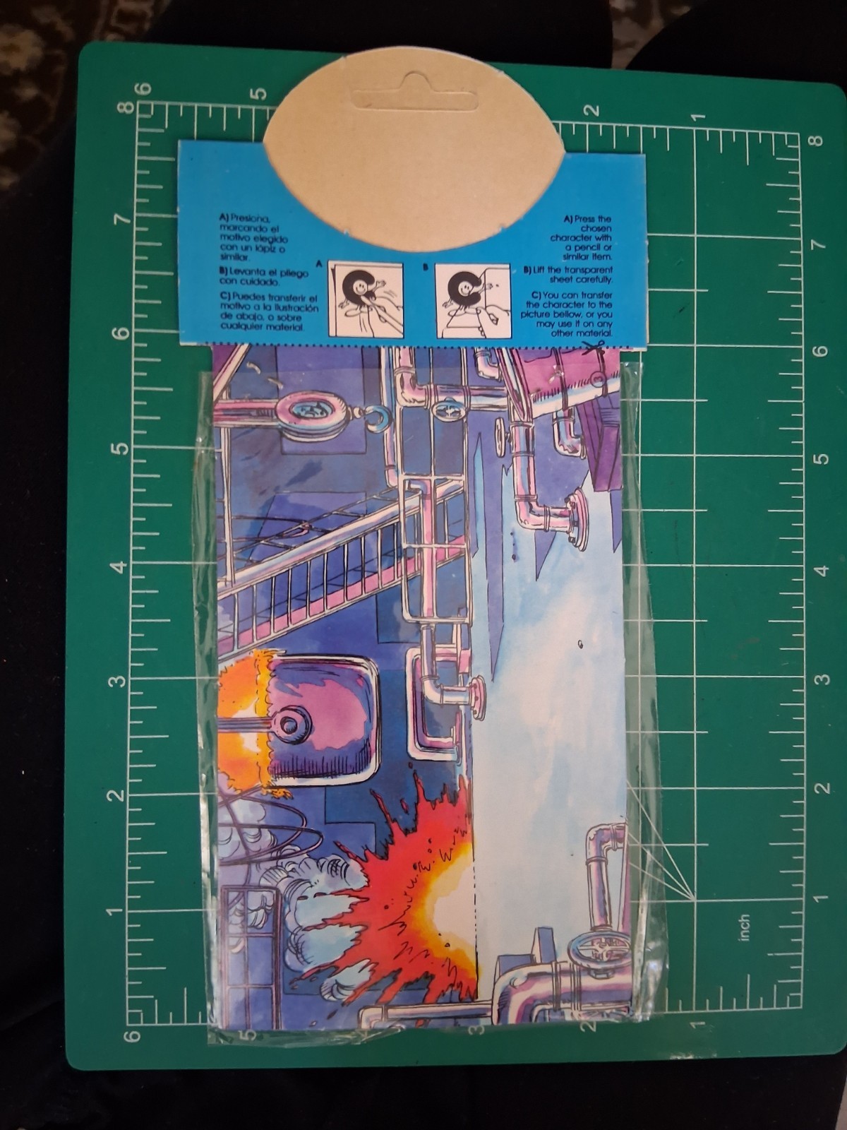 1992 VTG Terminator 2 Kalkers Transfers Full Sticker Sheet Rare Argentina VAR#1