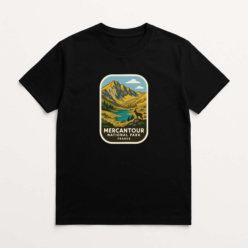 Mercantour France Iron On Heat Transfer Vinyl HTV Die-Cut World National Parks