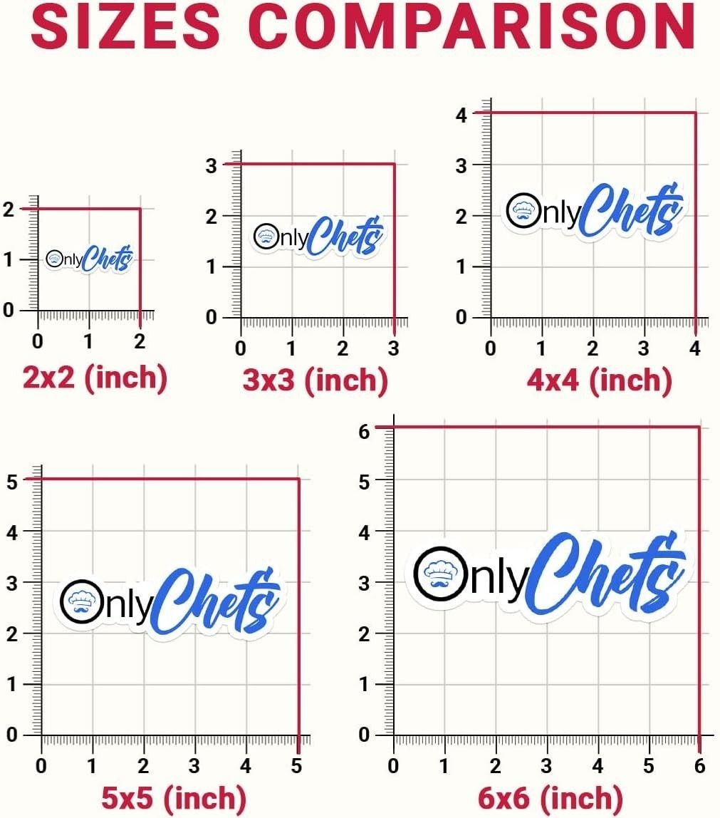 3Pcs Only Chefs Sticker Cooking Life OnlyChefs Chef Stickers Gift Chefs &