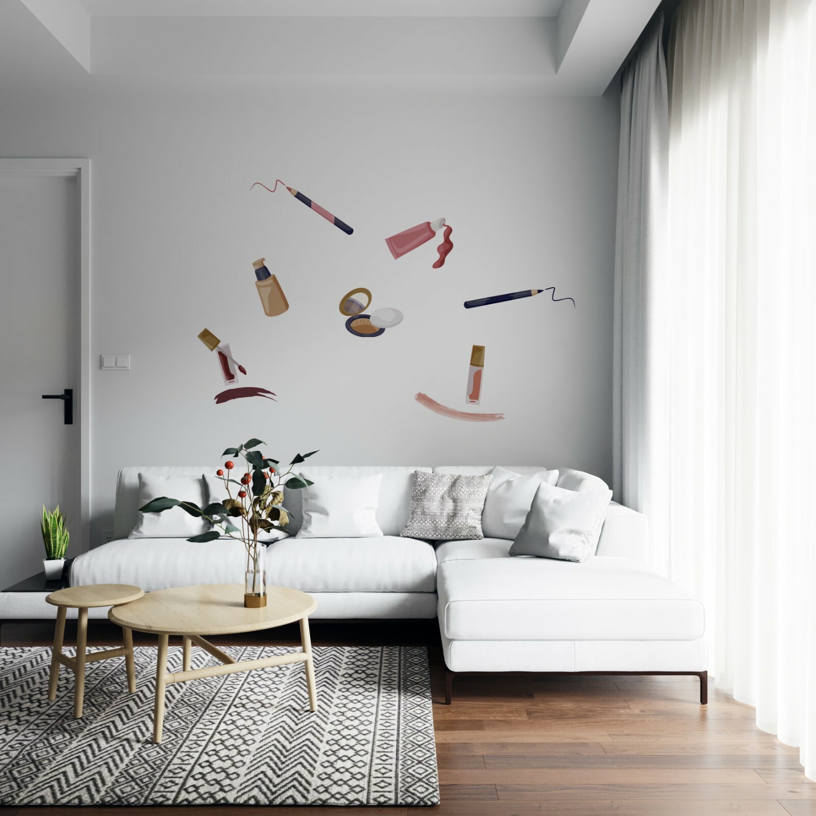 Vinyl Girls Bedroom Multicolor Nonessentials Women Design Home Wall Decal 13×20