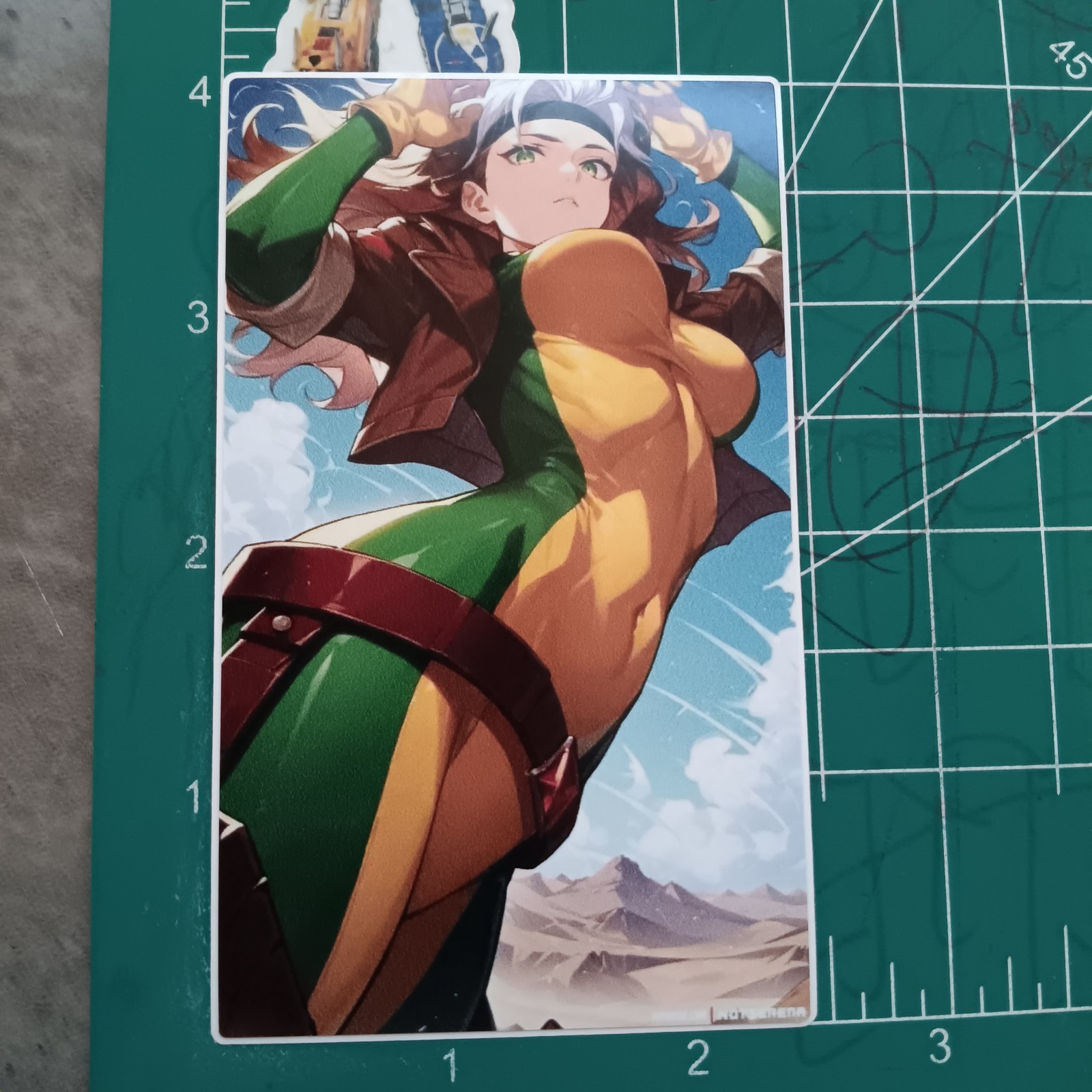 X-MEN'S ROGUE VYNIL HIGH-GLOSS STICKER X 4 INCH STICKER X MARVELS X-MEN X ROGUEX