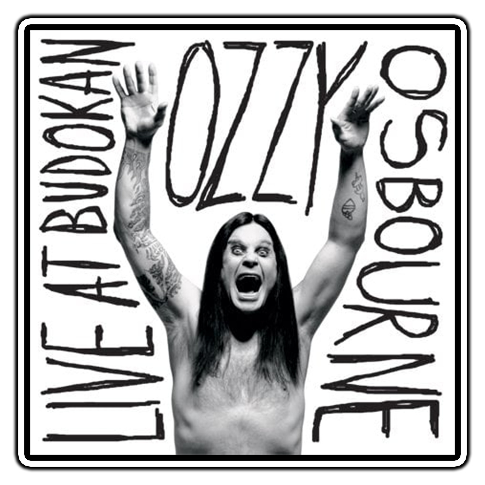 Ozzy Osbourne Live At Budokan Album Sticker Waterproof Vinyl Decal DieCut Laptop
