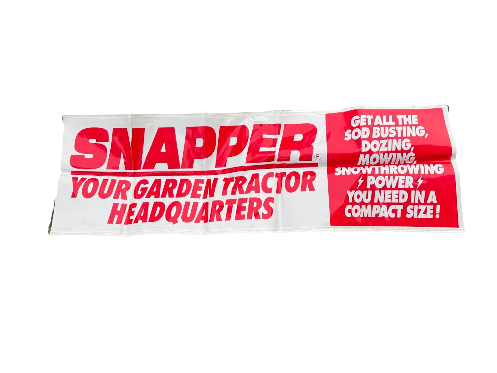 SNAPPER BANNER | SEE PHOTOS | FREE SHIPPING