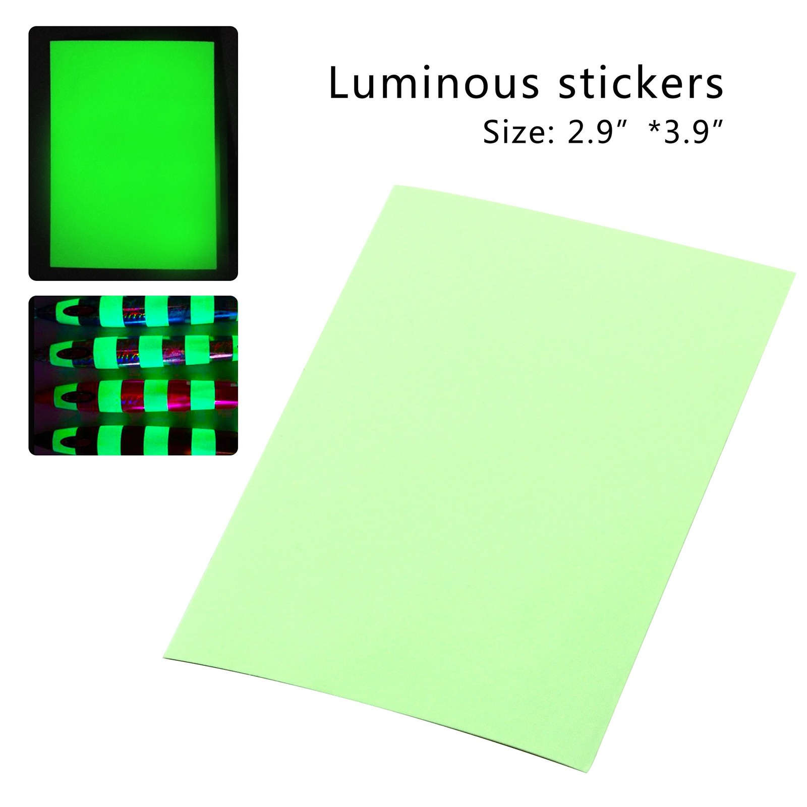 Holographic Fishing Lure Sticker, 15pcs Fish Scales Tape Luminous Sticker Fis…