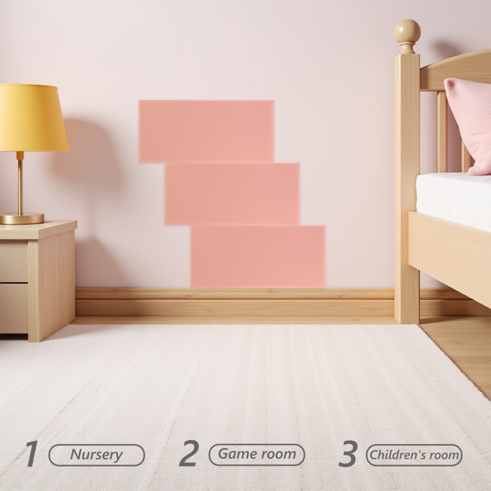 3 PCS Children's Room Anti-collision Wall Stickers for Kids Strip