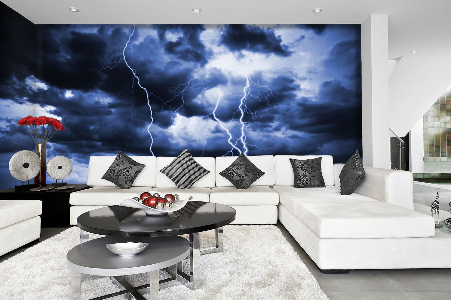 3D Ocean Surface Lightning 865 Wall Paper Wall Print Decal Wall AJ Wall Paper