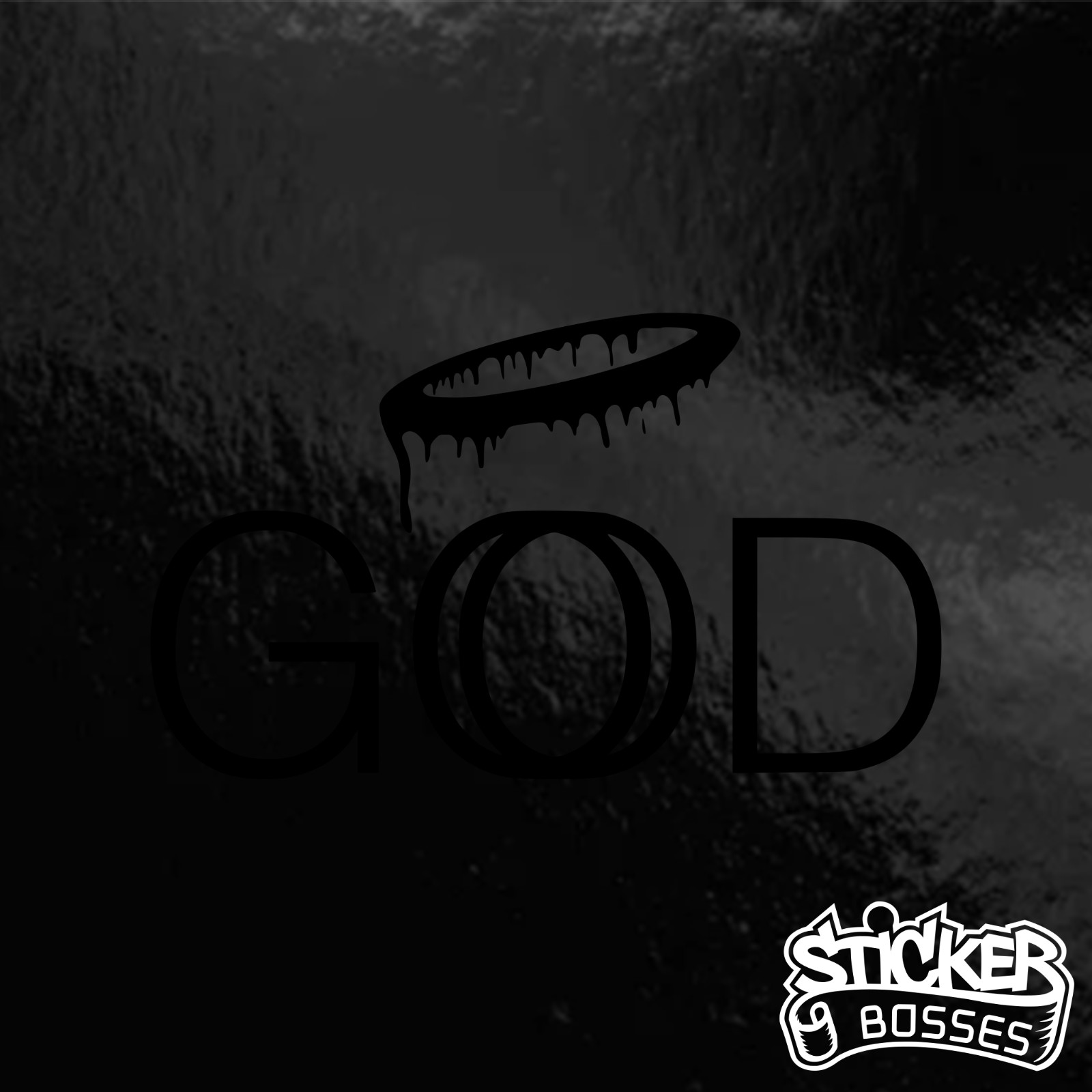 God Drip Halo Faith Vinyl Decal Sticker Car Inspirational