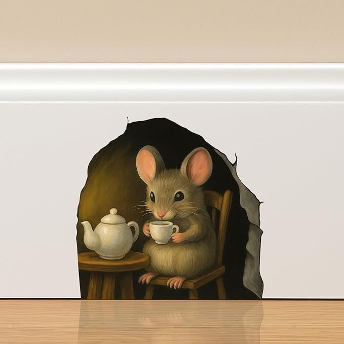 Mouse Wall Decor Sticker Decal 5 inches Children Best Gift
