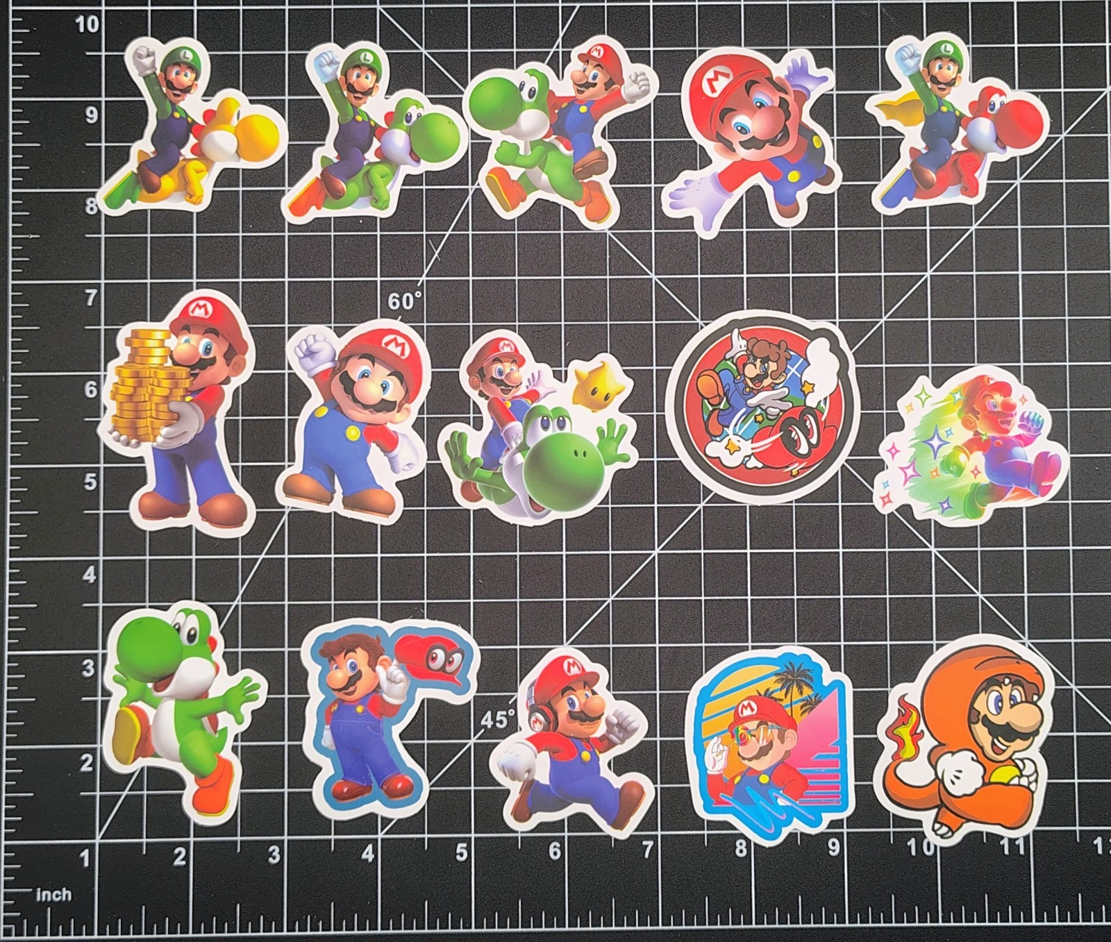 90s Retro Video Game Stickers 50pc Lot 8-Bit Pixel Art Platformer Gamer Decals