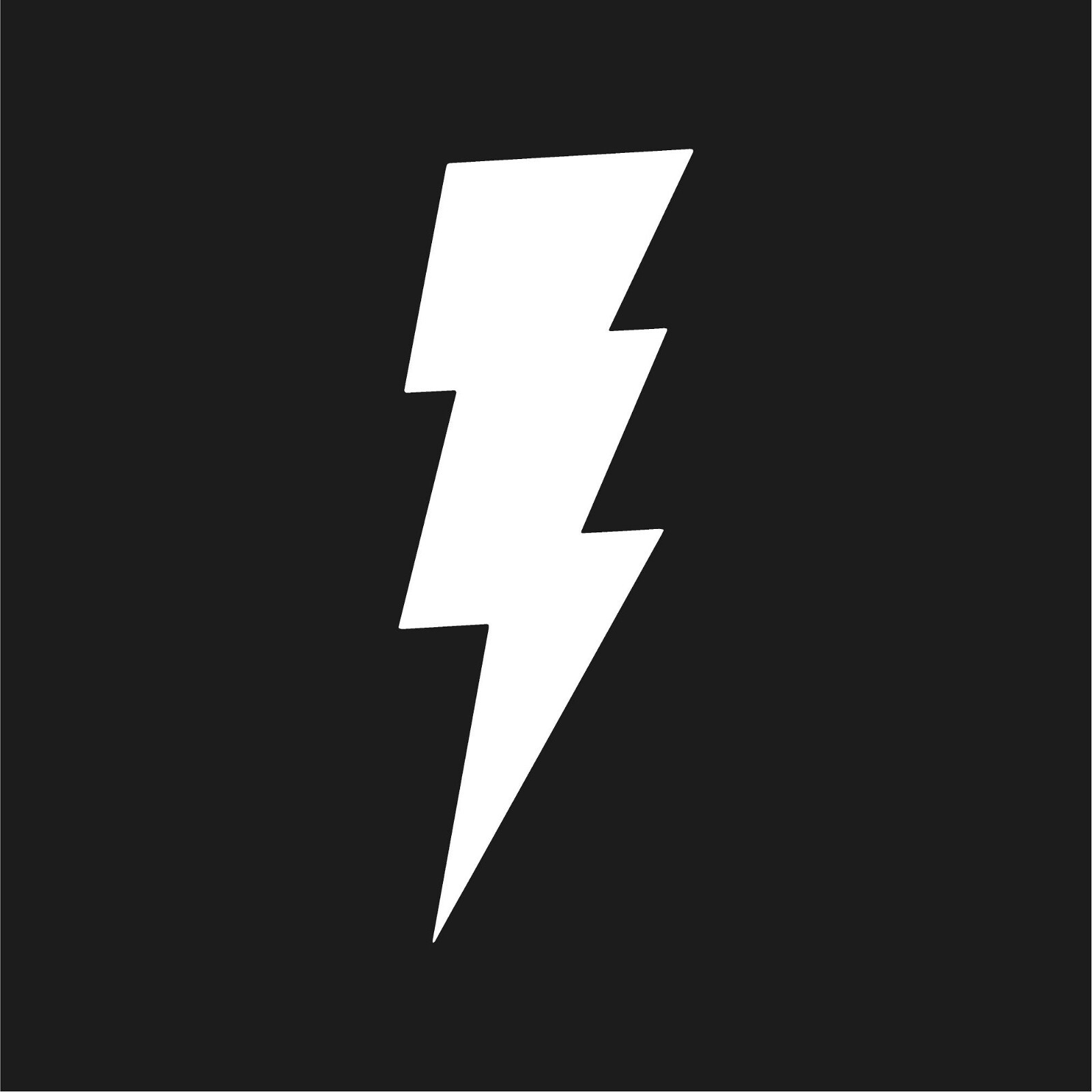 Lightning Bolt Vinyl Decal Window Electric Shock symbol Sticker