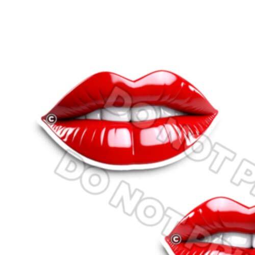 Seductive Lips – Sexy mouth Stickers Decals Die Cut Creepy – MOUTH Only 33412
