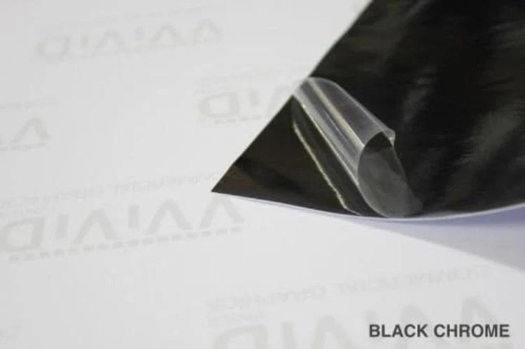 Black Mirror Chrome Vinyl Wrap Self Adhesive Film Air Release Bubble and Air-…
